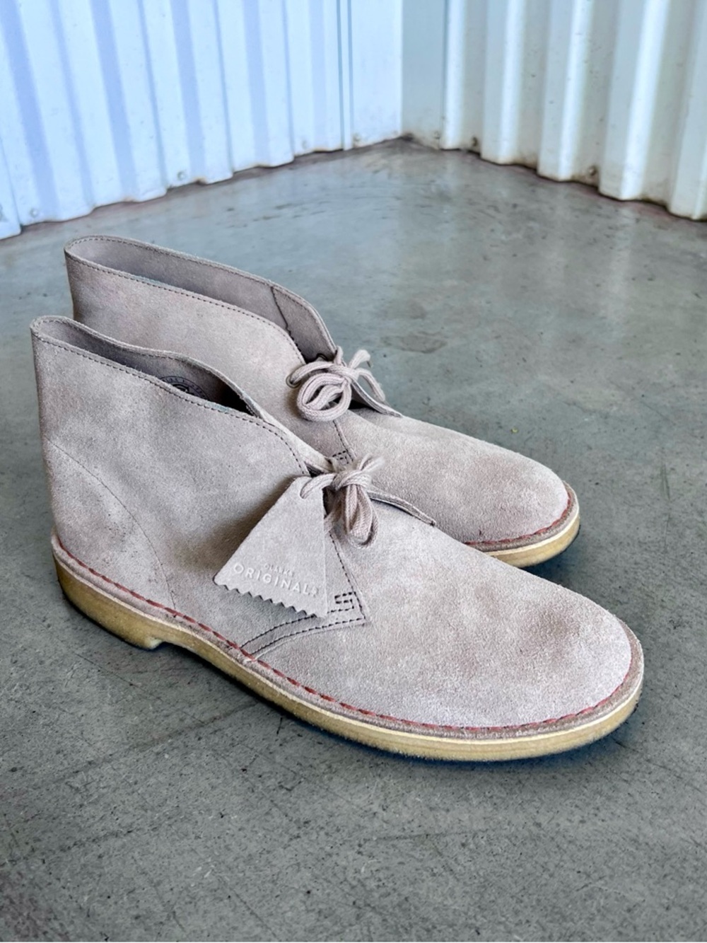 WClarks Originals Desert Boot Sand Suede Size 9.5